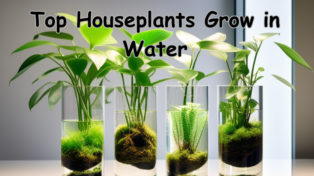 Top houseplants grow in water