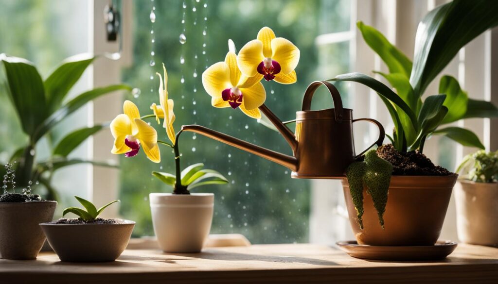 orchid watering tips