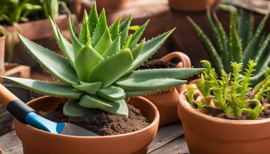 outdoor aloe vera plant care