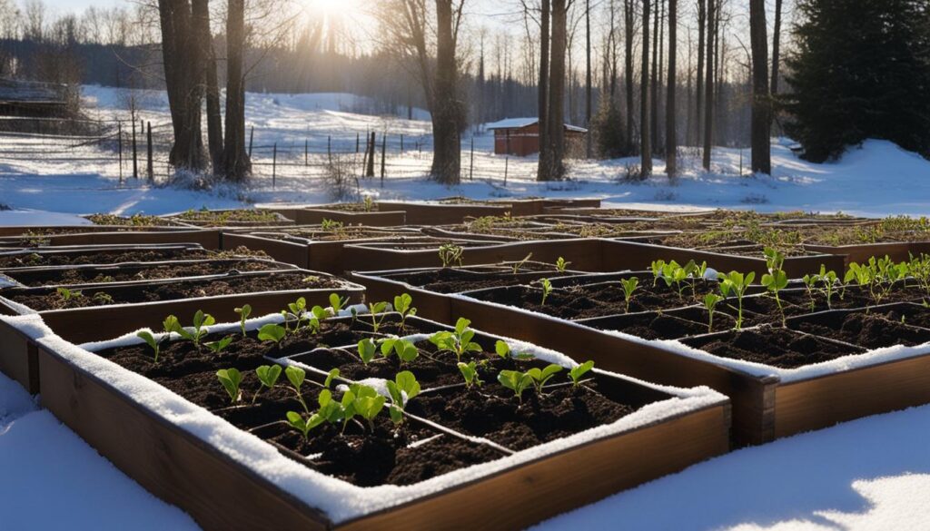 starting seeds outdoors in winter