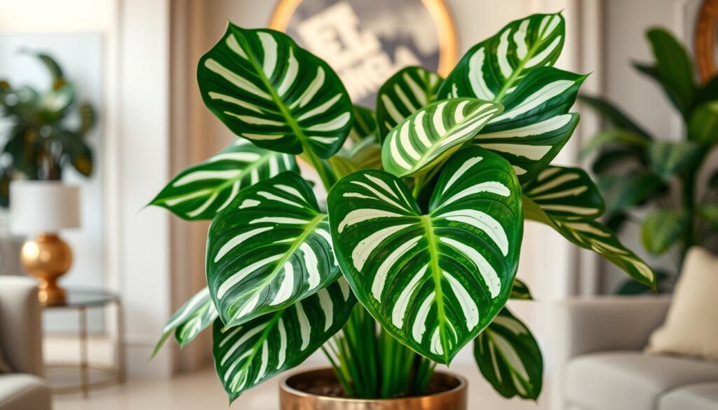 variegated monstera